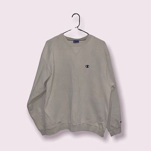 LAST CHANCE L Tan Champion Crewneck